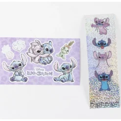 Coffret Carnet, autocollants et Stylo Stitch et Angel^ Papeterie