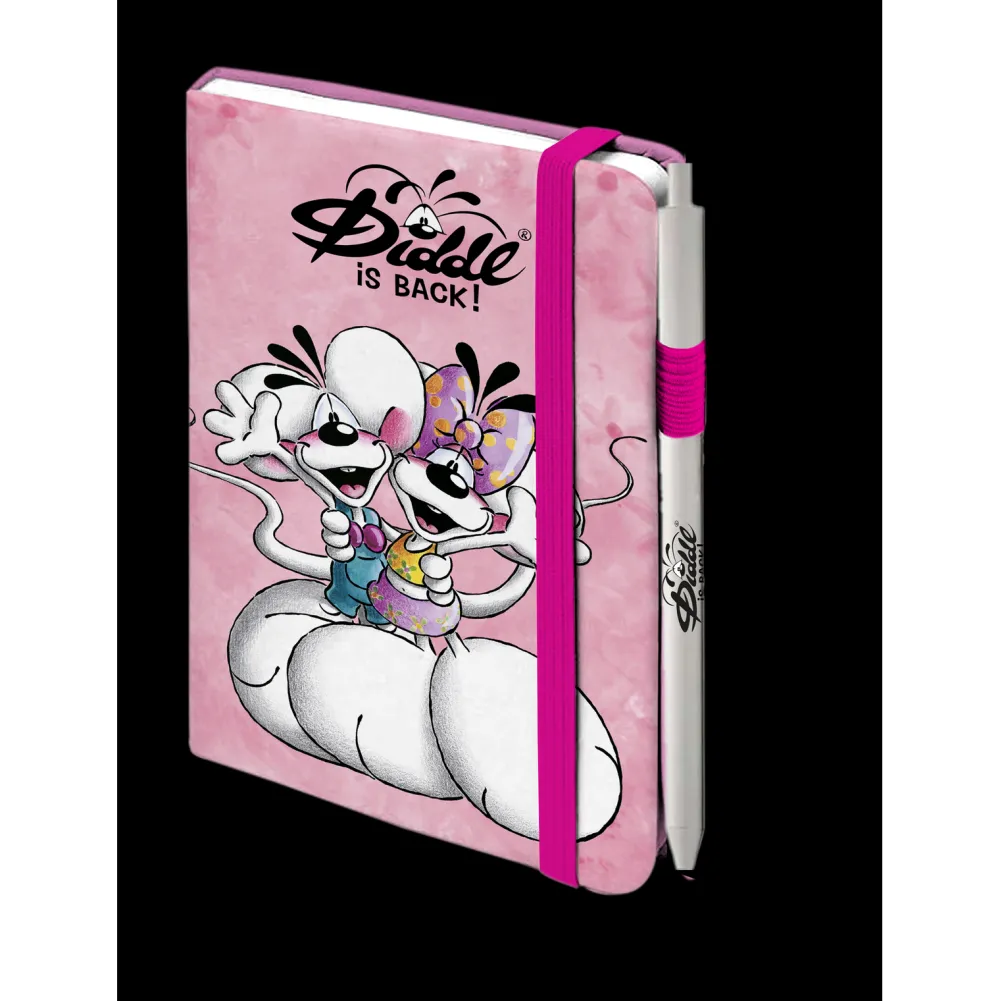 Kontiki Coffret carnet forme A6 et stylo Diddl - Diddl is Back^ Papeterie