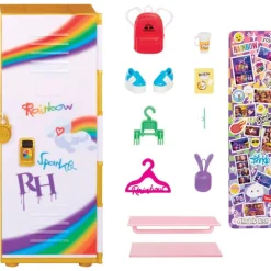 MGA Coffret casiers d'école Rainbow High^ Poupées Mannequins
