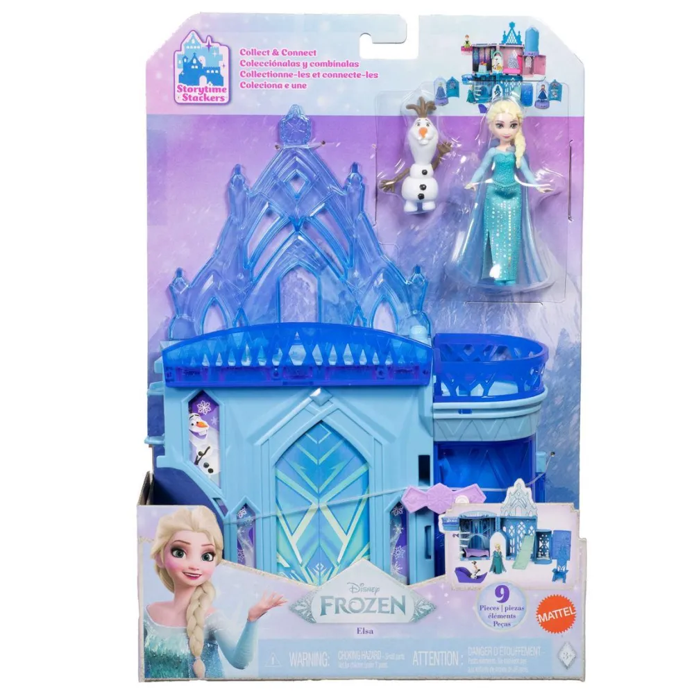 Mattel Coffret château et mini-poupée Elsa La Reine des Neiges^ Mini-Univers