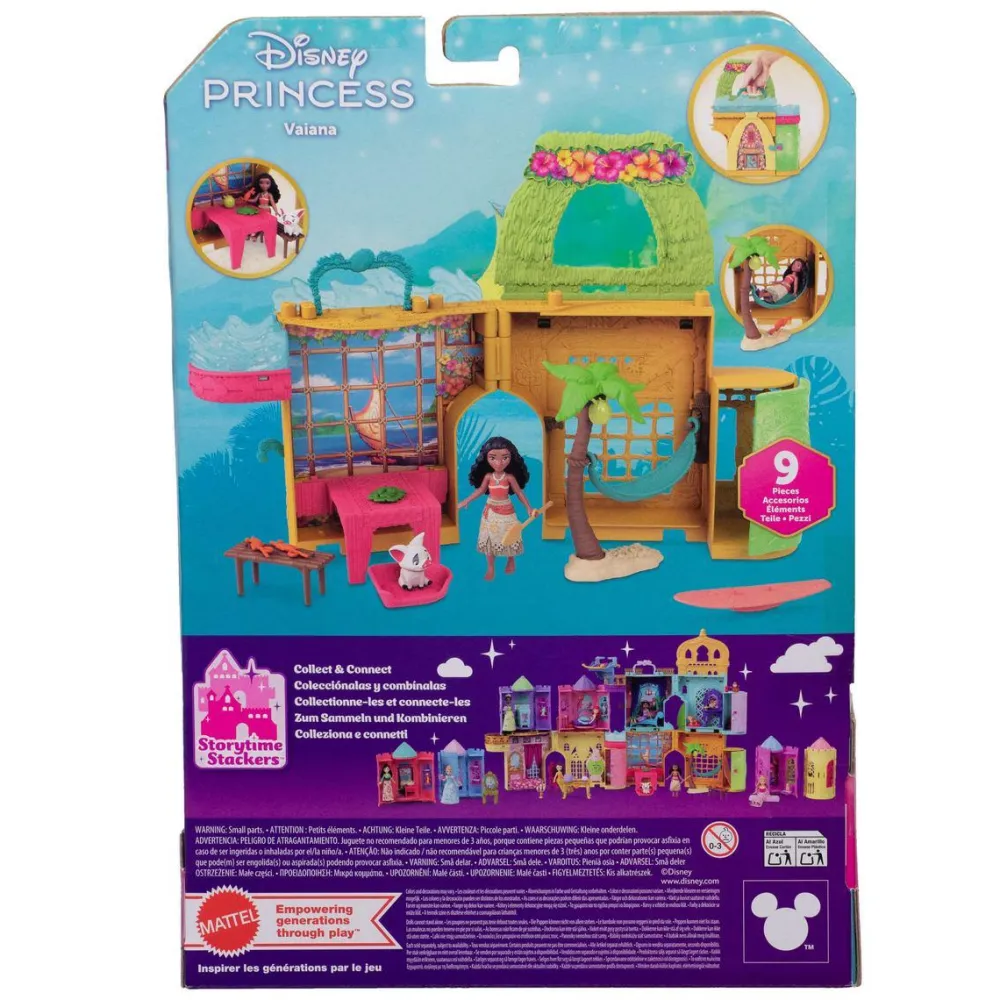 Mattel Coffret château et mini-poupée Vaiana^ Mini-Univers