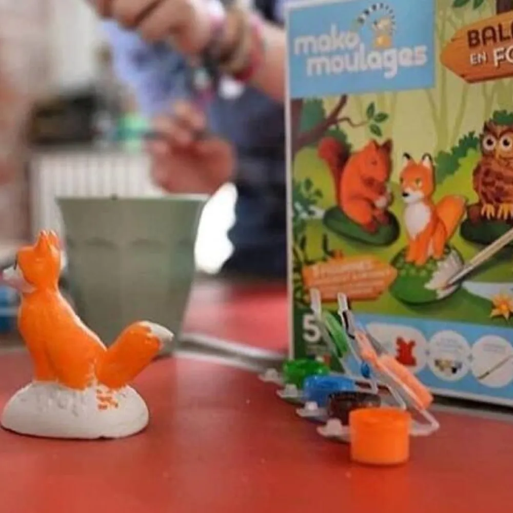 Mako Coffret Créatif - Balade En Forêt 3 Moules^ Modelage Et Moulage