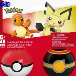 MEGA Coffret de 2 pokeball et figurine - Pokemon^ Super Héros, Cinéma Et Jeux Vidéo