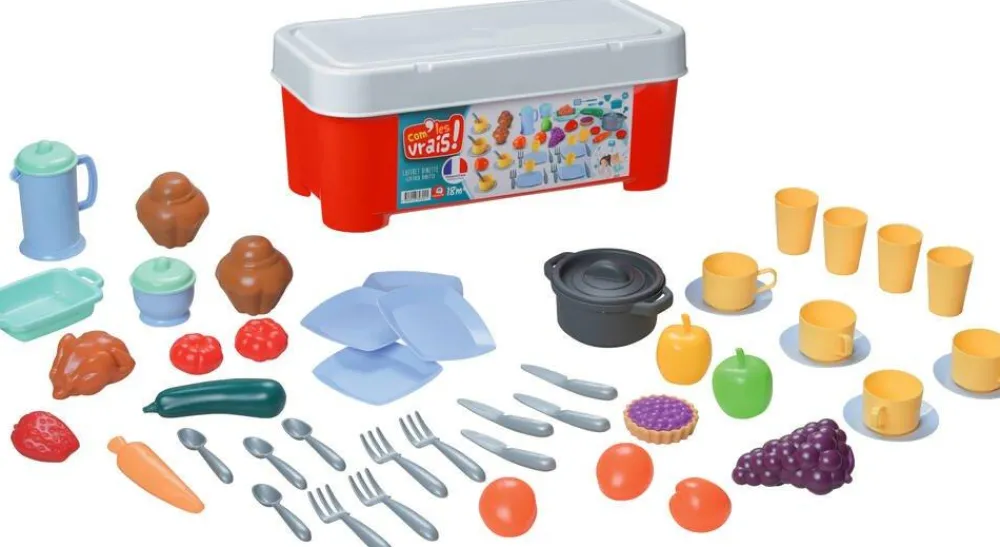 COM' les vrais Coffret Dinette^ Dinette Et Accessoires
