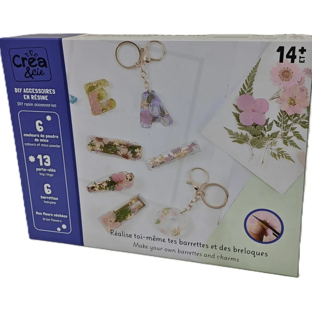 CREA & CIE Coffret DIY accessoires en résine^ Autres Activités Créatives