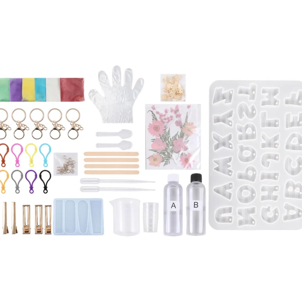 CREA & CIE Coffret DIY accessoires en résine^ Autres Activités Créatives