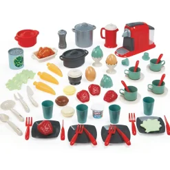 Ecoiffier Coffret dînette 70 pièces 100% chef^ Dinette Et Accessoires