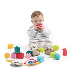 Ludi Coffret d'éveil - livres + cubes + balles^ Livres D'Éveil|Jouets De Bain