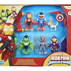 Hasbro Coffret figurines Avengers en armure - Iron Man et ses amis incroyables^ Les Héros Et Personnages