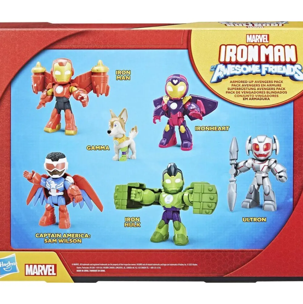 Hasbro Coffret figurines Avengers en armure - Iron Man et ses amis incroyables^ Les Héros Et Personnages