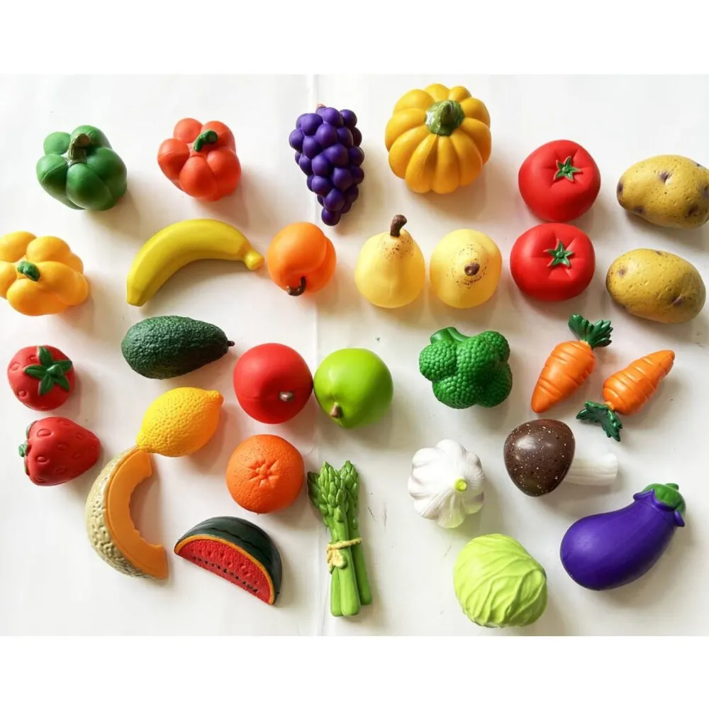 COM' les vrais Coffret fruits et légumes^ Dinette Et Accessoires