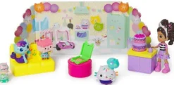 Spin Master Coffret Gabby et la maison magique : Anniversaire de Cakey^ Mini-Univers