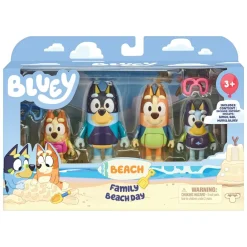 Moose Coffret la famille Bluey à la plage^ Les Héros Et Personnages
