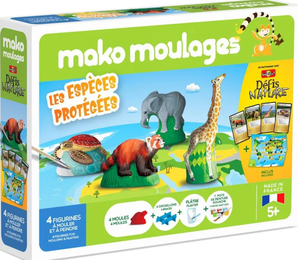 Mako Coffret Moulages - Espèces protégées^ Modelage Et Moulage