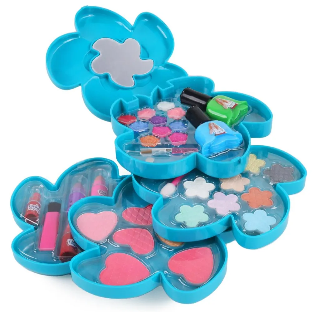 MGM Coffret maquillage fashion boîte fleur 4 étages^ Maquillage Et Beauté