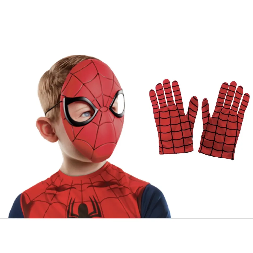 Rubies Coffret Masque et Gants - Accessoires de déguisements Spider-Man^ Masques Pour Déguisement