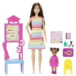 Mattel Coffret Maîtresse d'école Barbie^ Poupées Mannequins