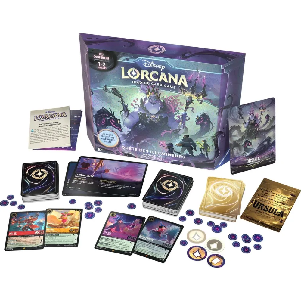 Ravensburger Coffret menace des profondeurs - Disney Lorcana Saison 4 : le Retour d'Ursula^ Cartes À Collectionner