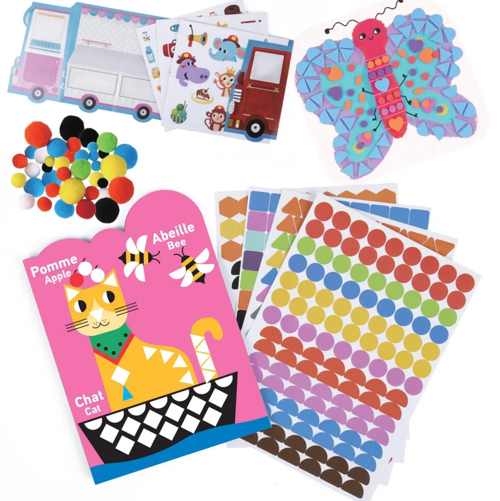 CREA & CIE Coffret mon premier atelier d'autocollants^ Autres Activités Créatives