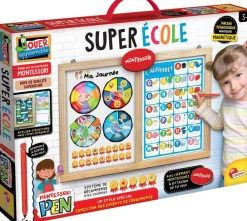 Lisciani Giochi Coffret Montessori Super Ecole^ Apprentissage Des Lettres Et Écritures