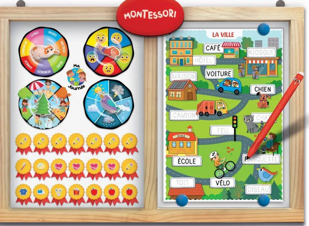 Lisciani Giochi Coffret Montessori Super Ecole^ Apprentissage Des Lettres Et Écritures
