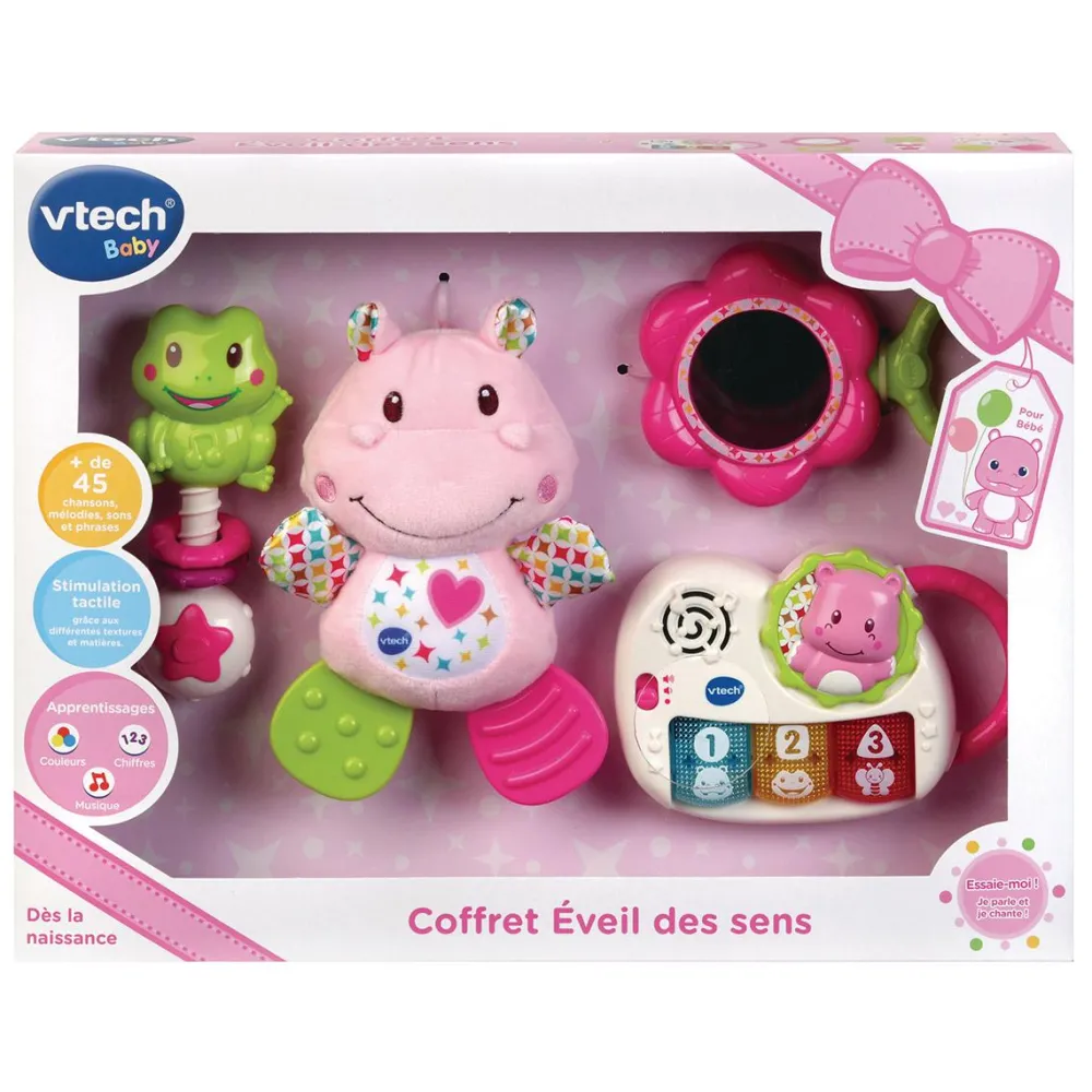 Varta Coffret naissance éveil des sens rose^ Coffrets Et Cadeaux Naissance