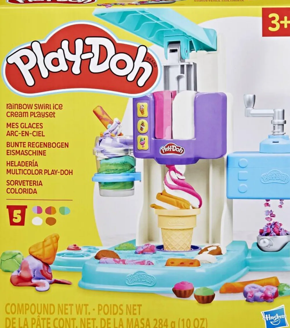 Play-Doh Coffret Mes Glaces arc-en-ciel^ Modelage Et Moulage