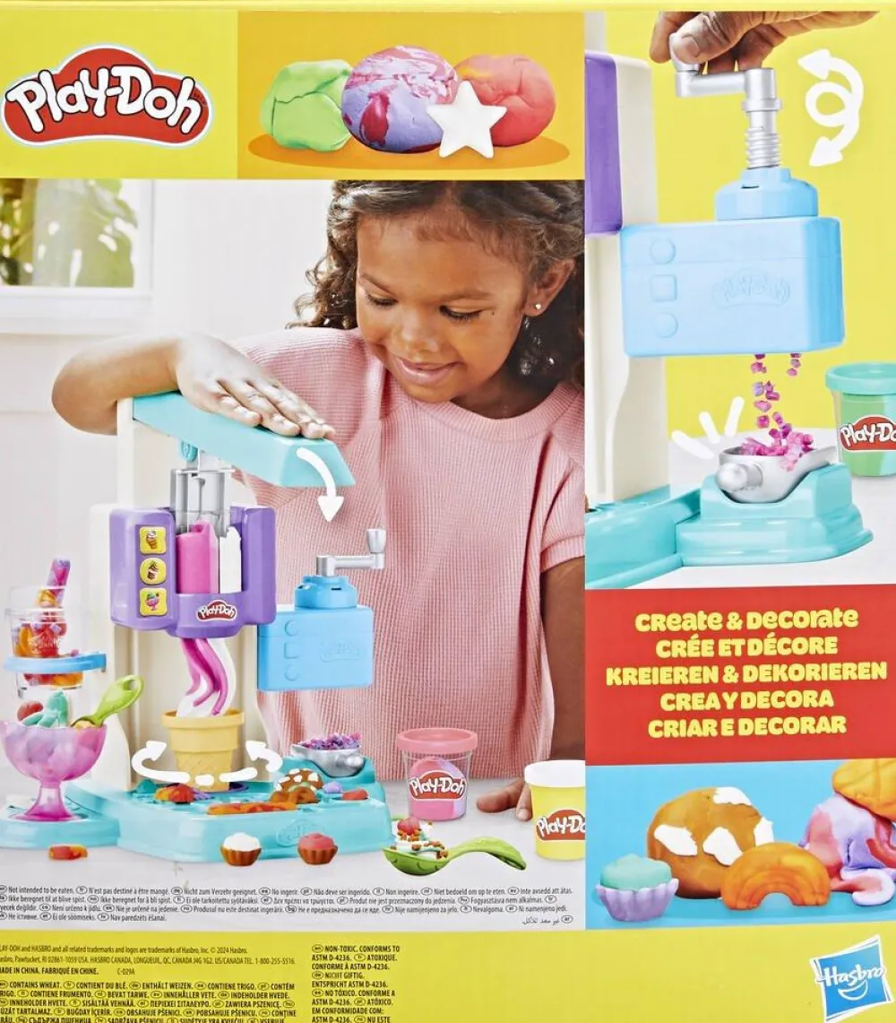 Play-Doh Coffret Mes Glaces arc-en-ciel^ Modelage Et Moulage