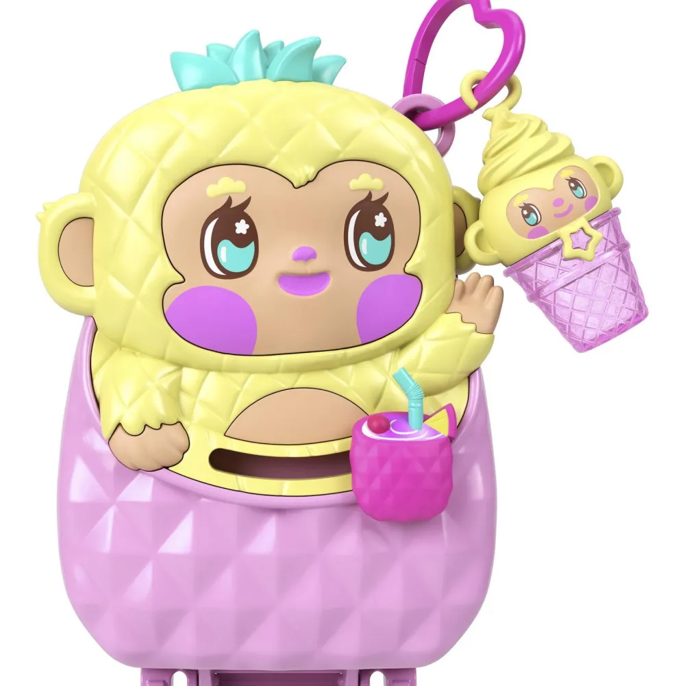 Mattel Coffret Polly Pocket Ananas et Ouistiti^ Mini-Univers