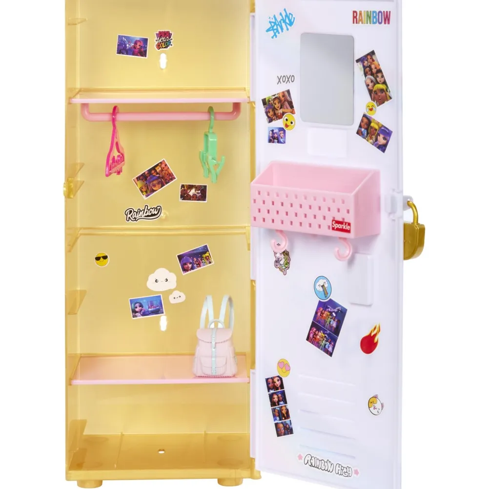 MGA Coffret Rainbow High - poupée et casier Pinkly Paige^ Poupées Mannequins