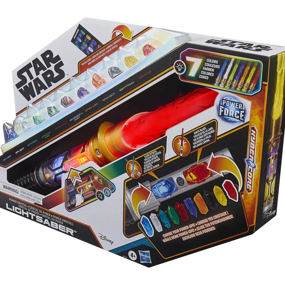 Hasbro Coffret sabre laser cristal kyber - Star Wars^ Armes Pour Déguisement