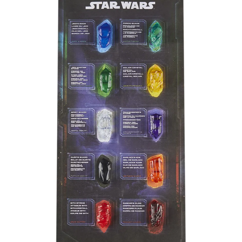 Hasbro Coffret sabre laser cristal kyber - Star Wars^ Armes Pour Déguisement