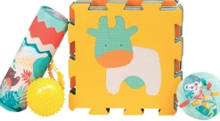 Ludi Coffret Sensoriel - 9 Dalles Animaux^ Tapis, Portiques Et Tables D'Activités