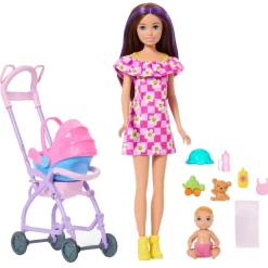 Mattel Coffret Skipper Babysitting - Barbie Families and Friends^ Poupées Mannequins