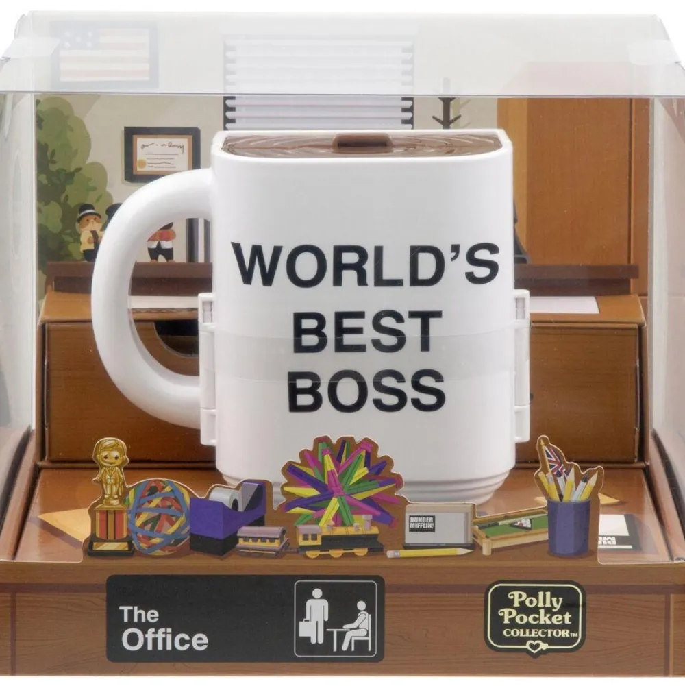 Mattel Coffret the office - Polly pocket collector^ Mini-Univers