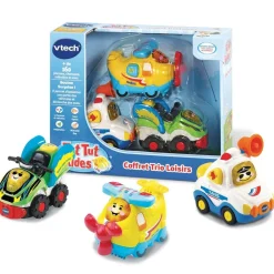 Varta Coffret Trio Loisirs Tut Tut Bolides - Avion, police et quad^ Petites Voitures