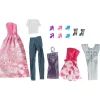 Jenny Coffret vêtements - 5 tenues pour poupée mannequin^ Poupées Mannequins