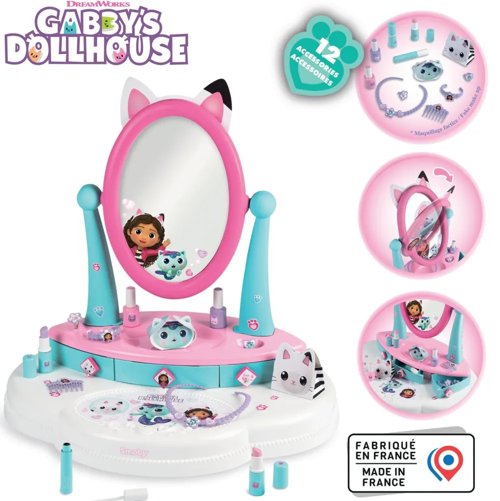 Smoby Coiffeuse sur table - Gabby et la maison magique^ Maquillage Et Beauté