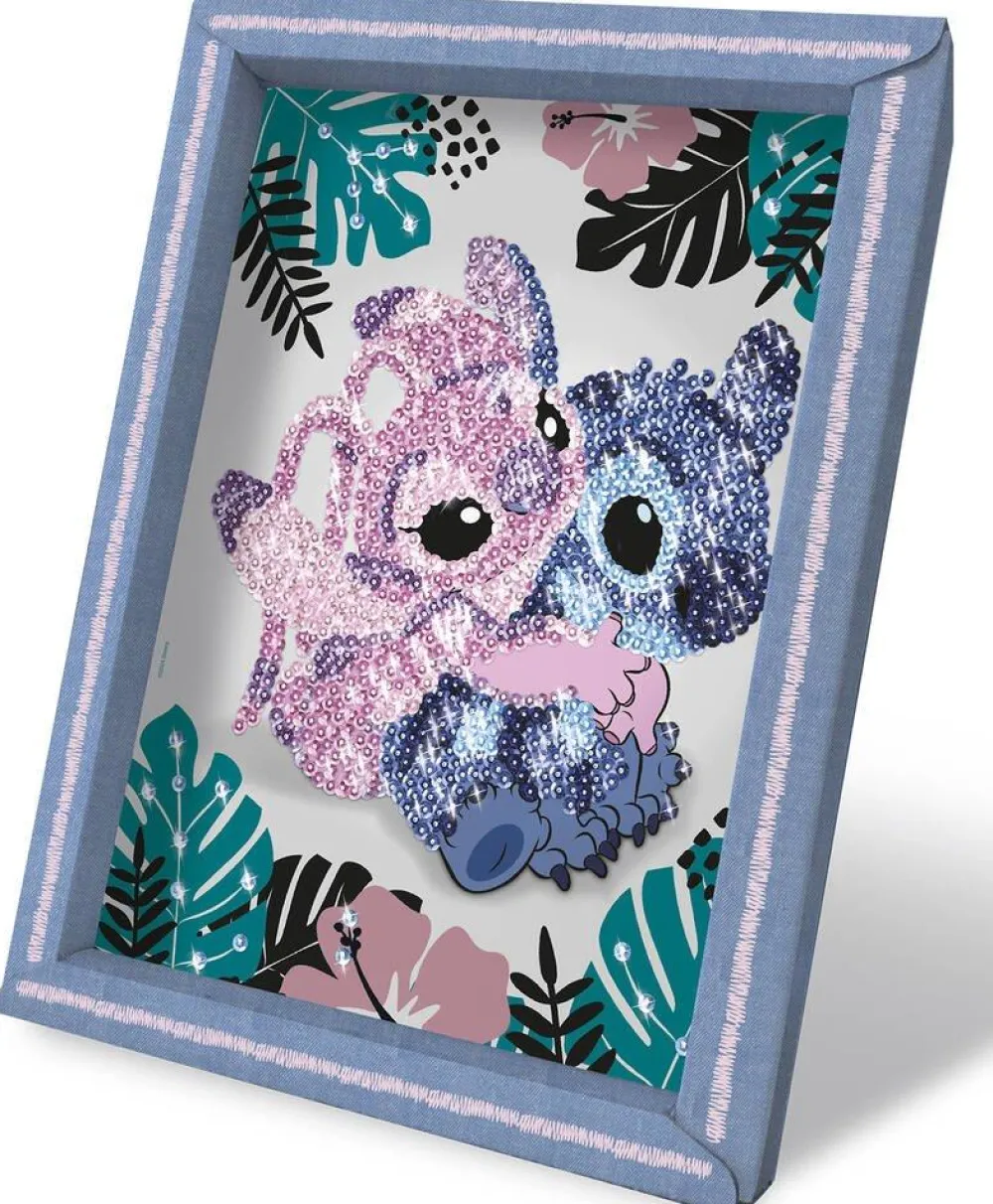 Lansay Collection De Séquins - Stitch Angel^ Sables, Paillettes Et Mosaïques