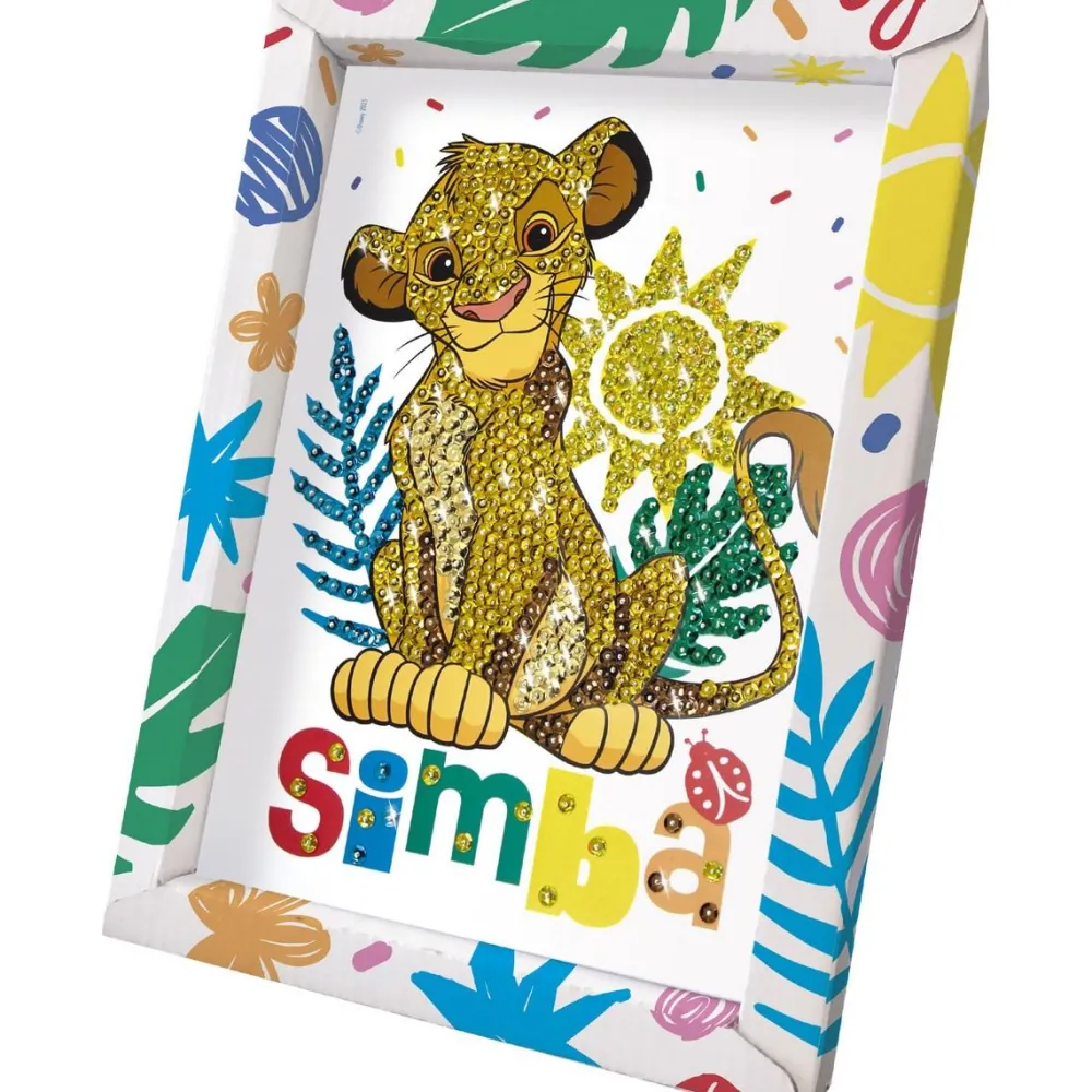 Lansay Collection sequins Simba - Le Roi Lion^ Sables, Paillettes Et Mosaïques