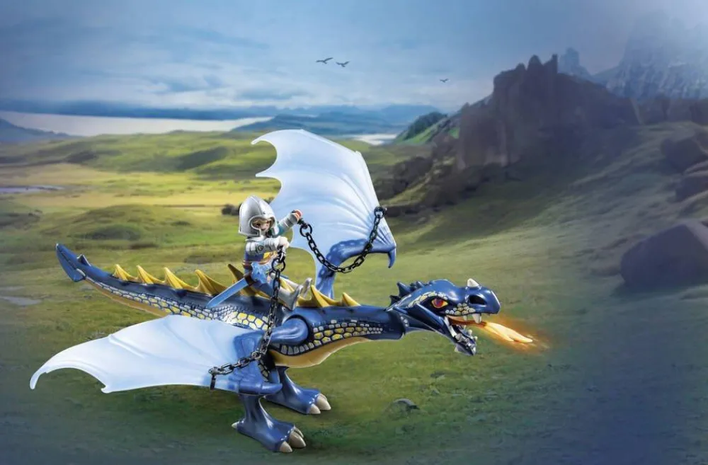 Playmobil Combattants avec dragons et canon Novelmore 71644^ Les Pirates, Chevaliers, Cowboys Et Indiens