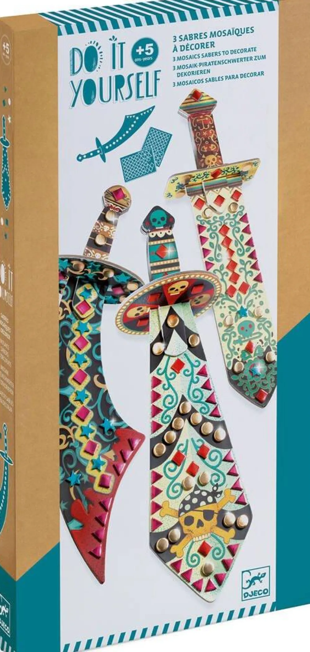 Djeco Comme Un Pirate - Jeu 5 Ans^ Sables, Paillettes Et Mosaïques