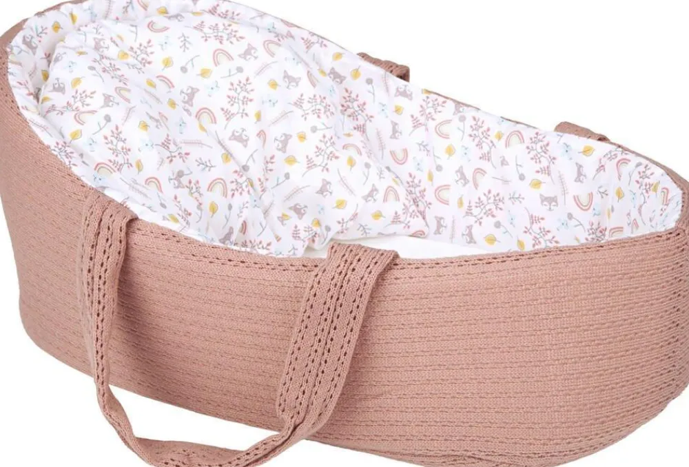 Cerise & Capucine Couffin Tricot En Laine^ Poussettes, Landaus Et Couffins