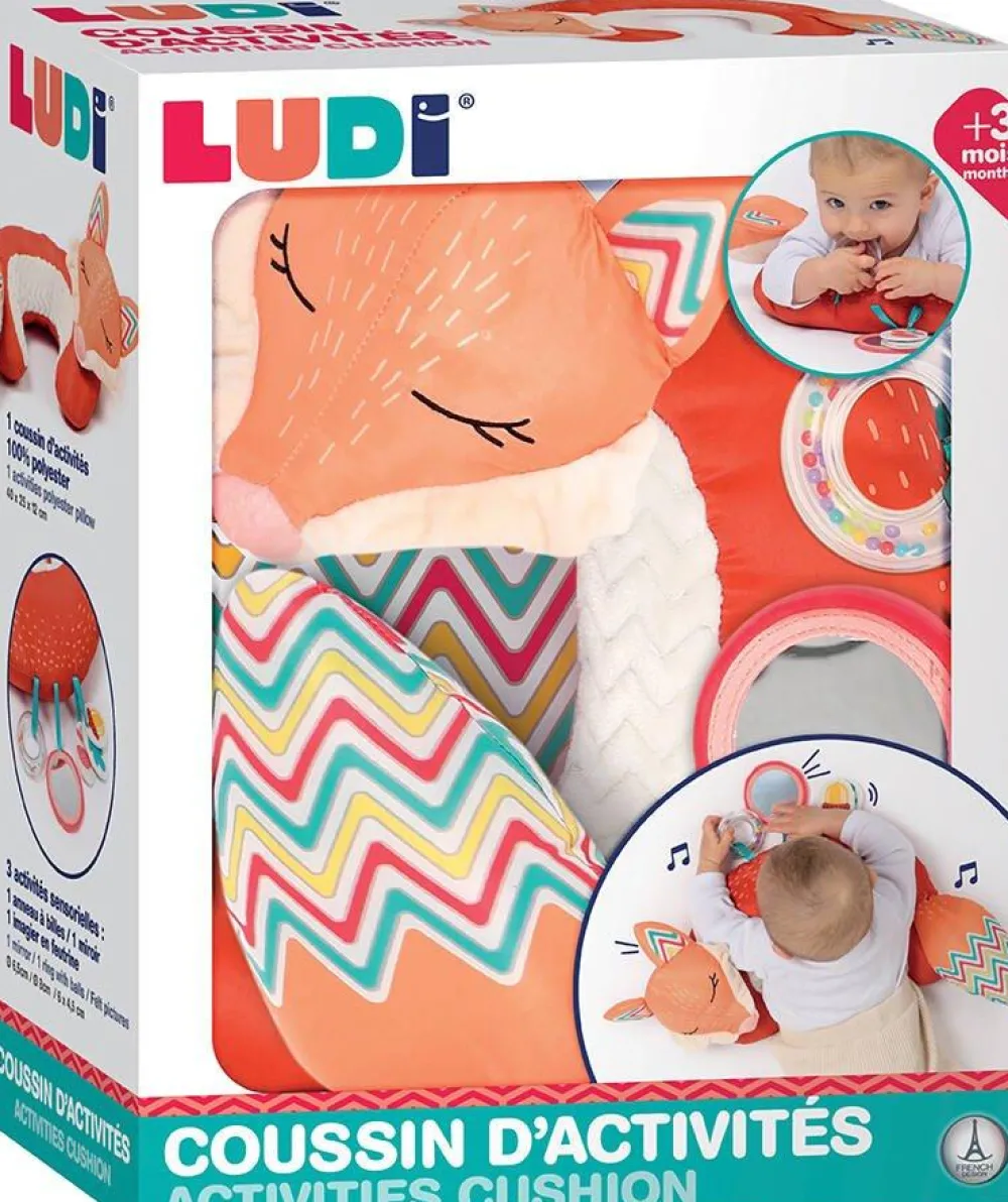 Ludi Coussin D'activités Avec Motif^ Hochets Et Jouets D'Activités