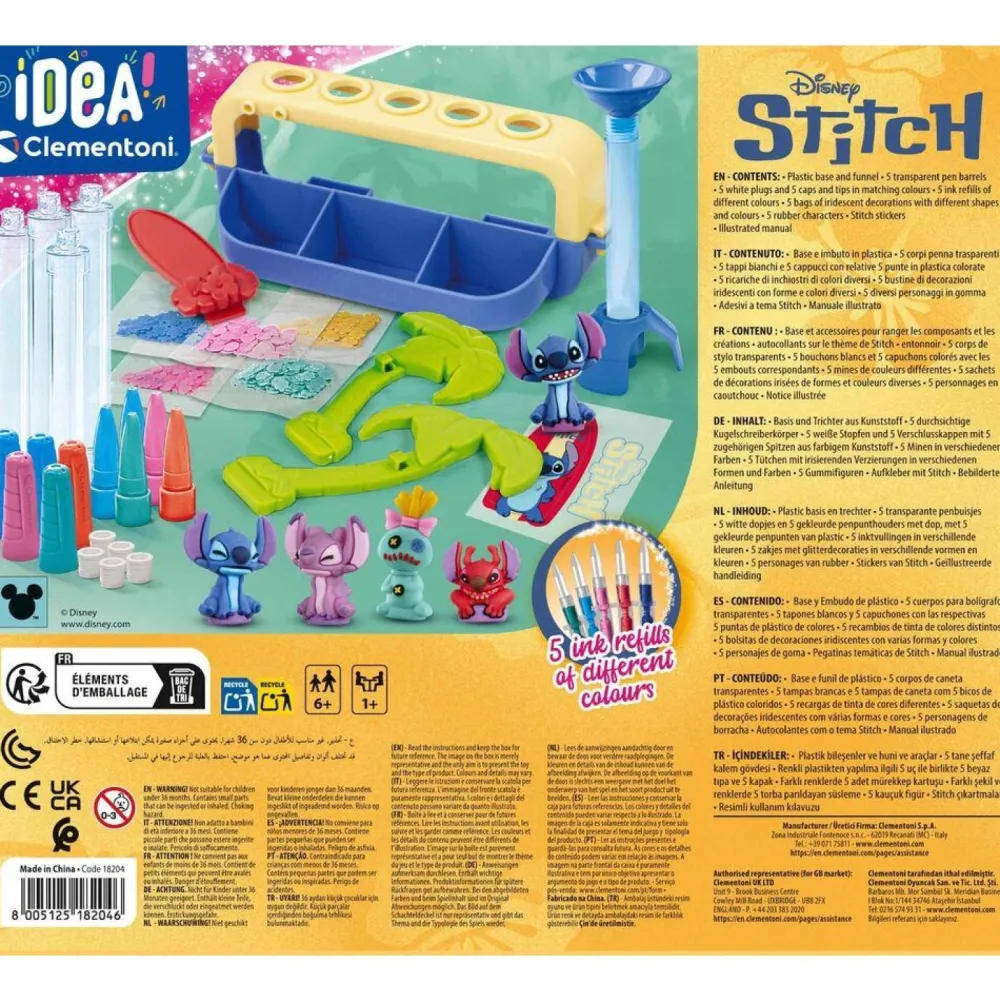Clementoni Crée tes stylos - Stitch^ Autres Activités Créatives