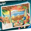 Ravensburger CreArt Peinture aux numéros XL Cozy Cabana^ Peinture