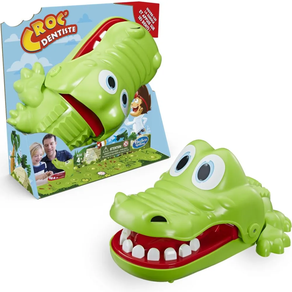 Hasbro Gaming Croc' Dentiste^ Jeux D'Action Et D'Adresse