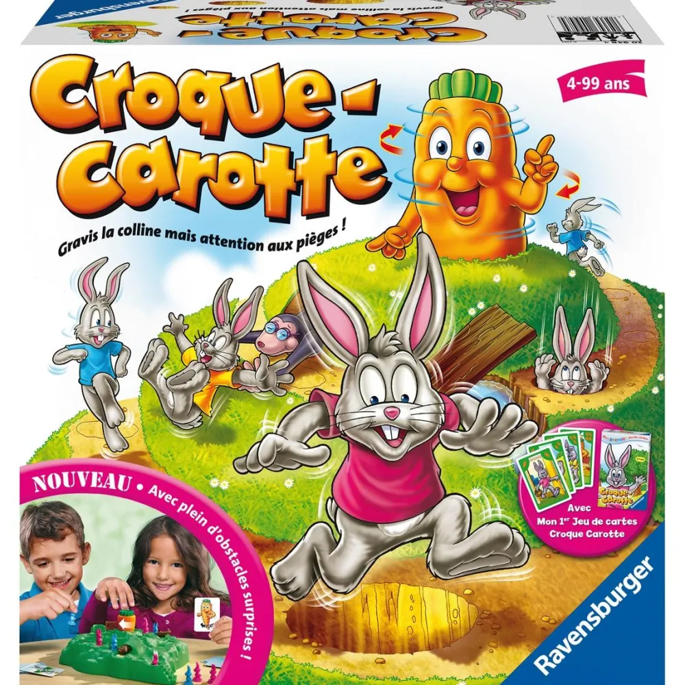 Ravensburger Croque carotte jeu de cartes^ Jeux D'Action Et D'Adresse