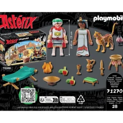 Playmobil César et Cléopâtre Astérix 71270^ Les Héros Et Personnages
