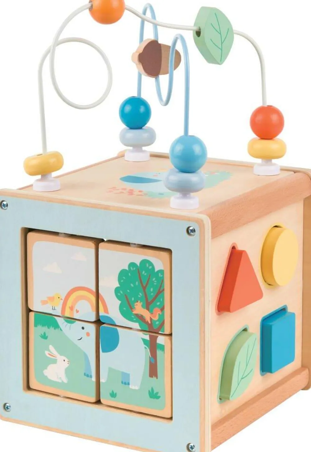 L'Atelier du bois Cube D'activités En Bois -^ Tapis, Portiques Et Tables D'Activités